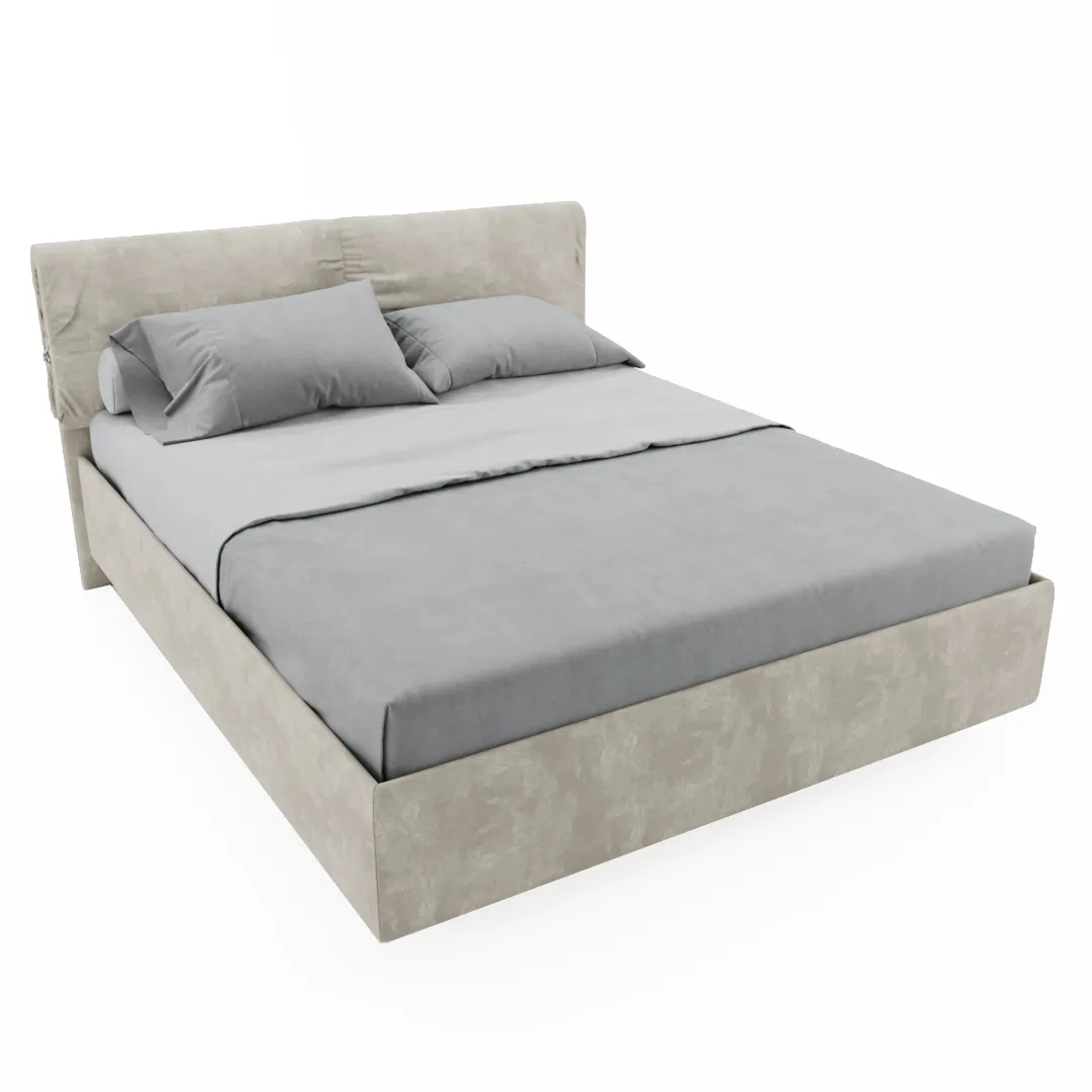 Кровать двуспальная мягкая КОЛИБРИ с подъемным механизмом, 160x200