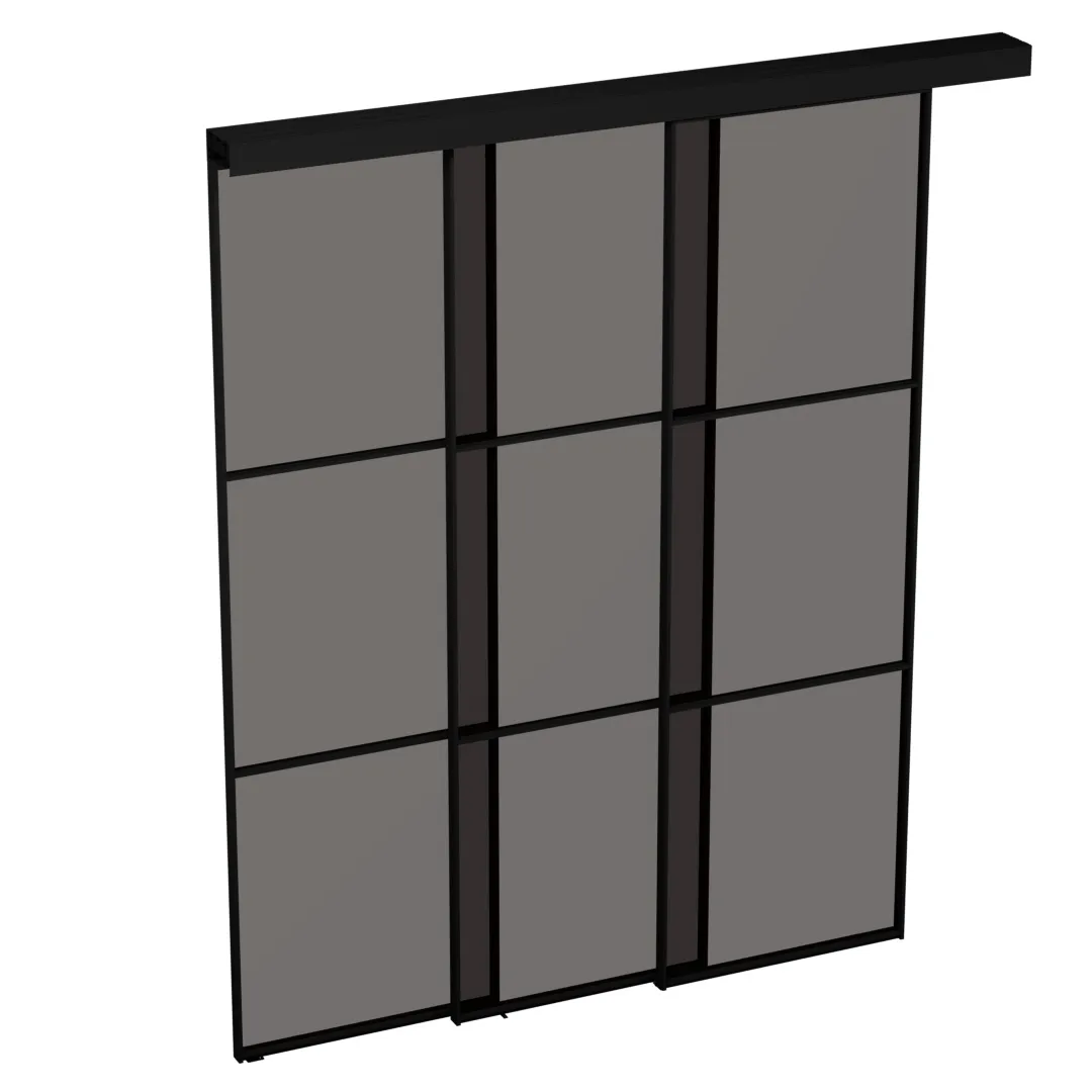 Стеклянная межкомнатная перегородка для кухни GRACE 18