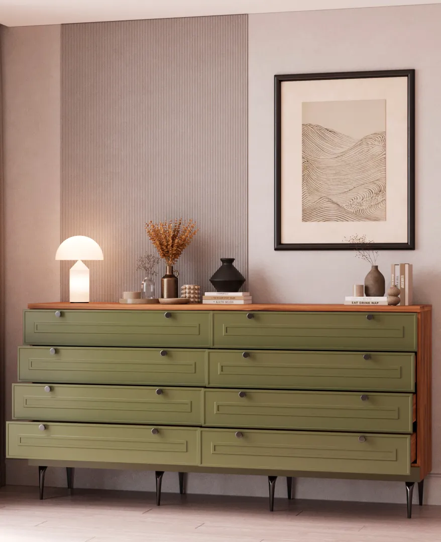 Комод с ящиками узкий A728.40