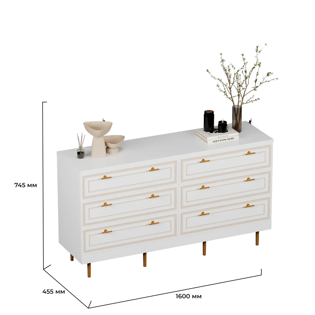 Комод с ящиками узкий A706.45ESB