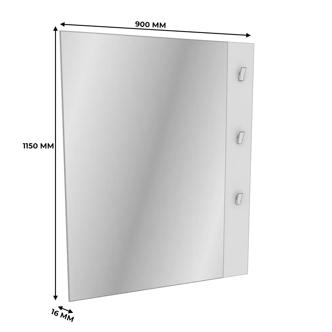 Панель зеркало с крючками L190.1 L/R