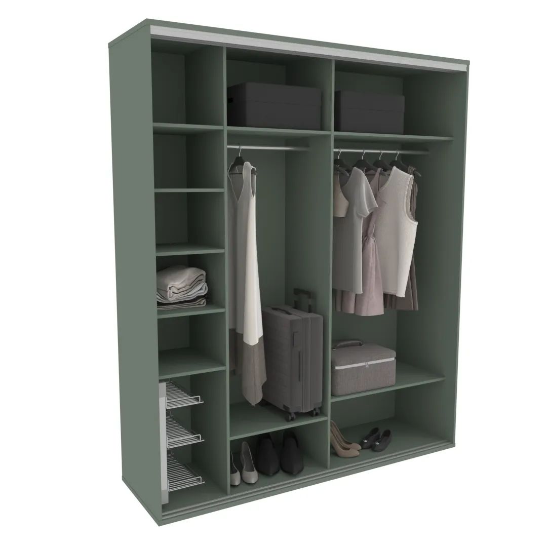 Шкаф-купе U202 тип 3 с зеркалом