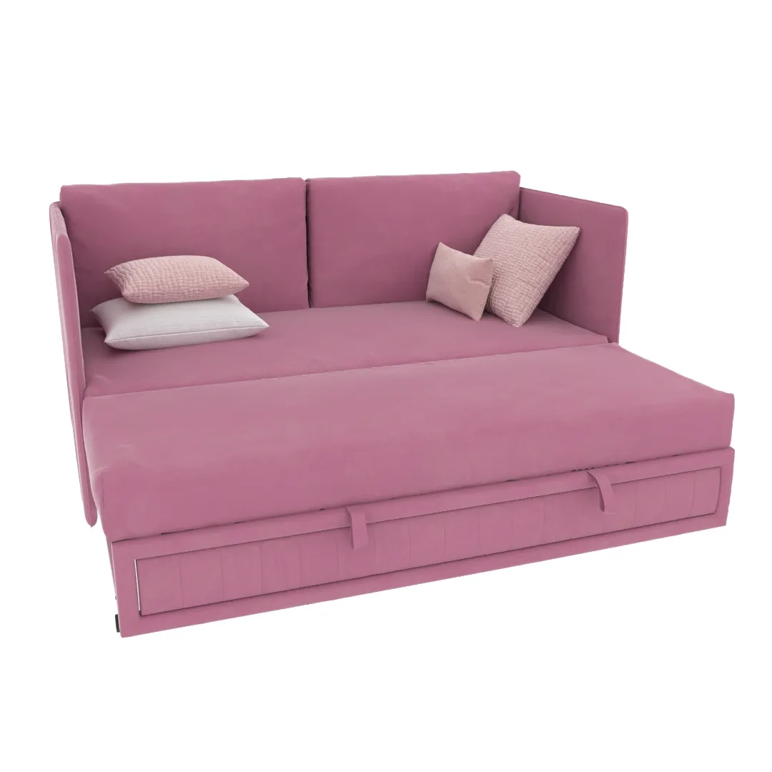 Раскладной диван с обивкой выкатной части БЕРГАМО BER-1900