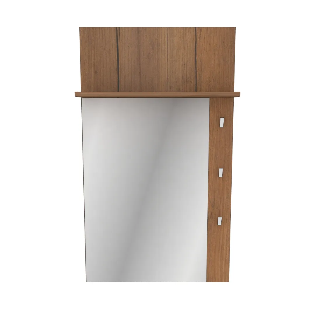 Панель зеркало с полкой и крючками L190 L/R