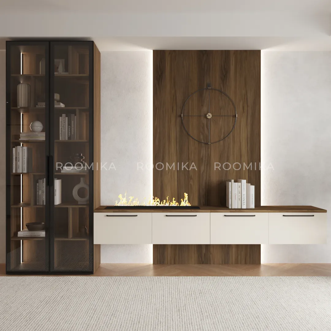 Lazio гостиная с электрокамином 27