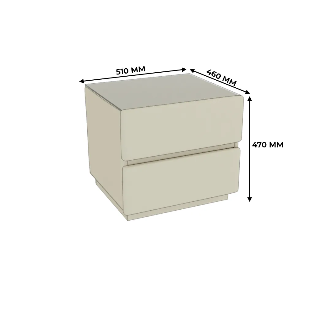 Тумба прикроватная 2 ящ. S-772