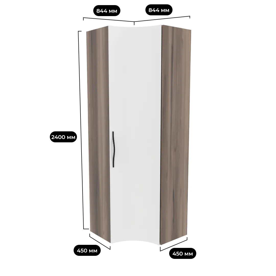 Шкаф угловой F218.1 L/R