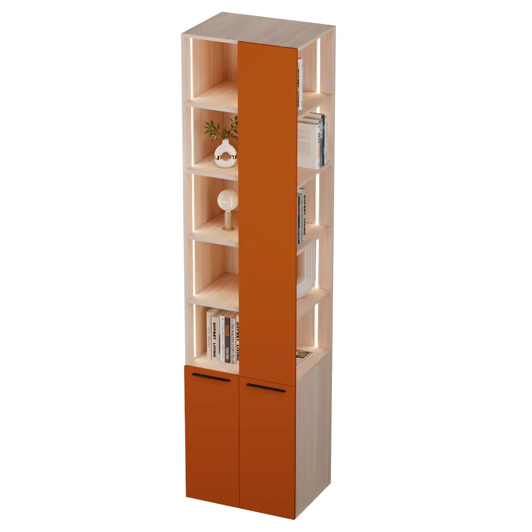 Шкаф-стеллаж книжный с подсветкой LG237.44 L/R Шкаф-стеллаж книжный с подсветкой LG237.44 L/R