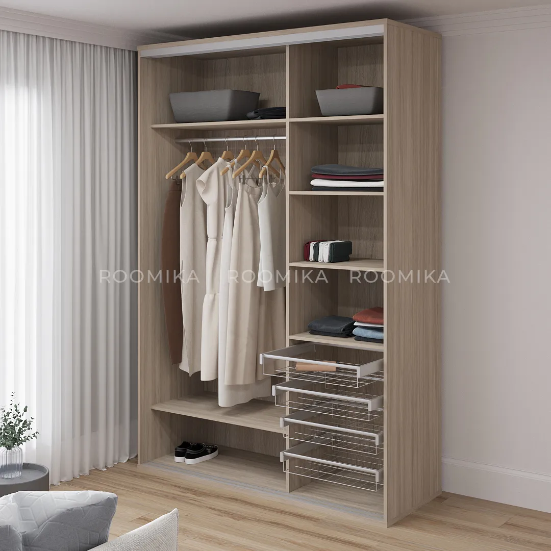 Шкаф-купе U161 тип 2 МДФ/зеркало