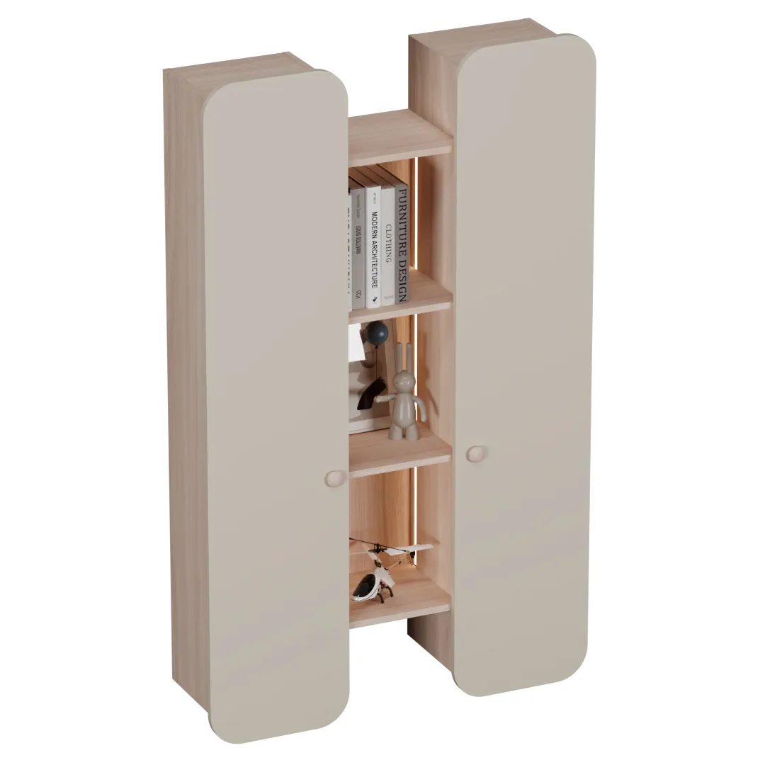 Навесной книжный шкаф  с подсветкой LG342.300