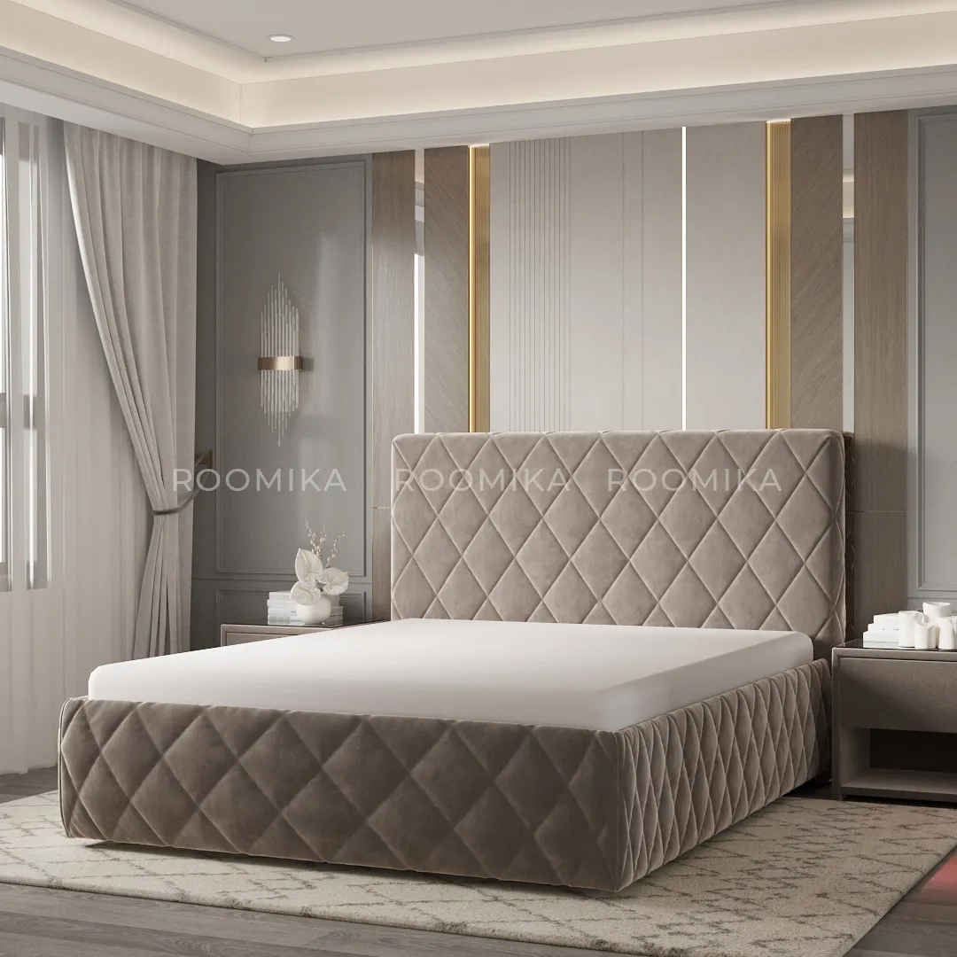 Кровать двуспальная мягкая СИЕНА  с подъемным механизмом, 160x200