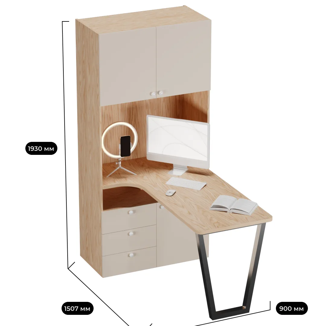 Cтол-стеллаж L402 L/R
