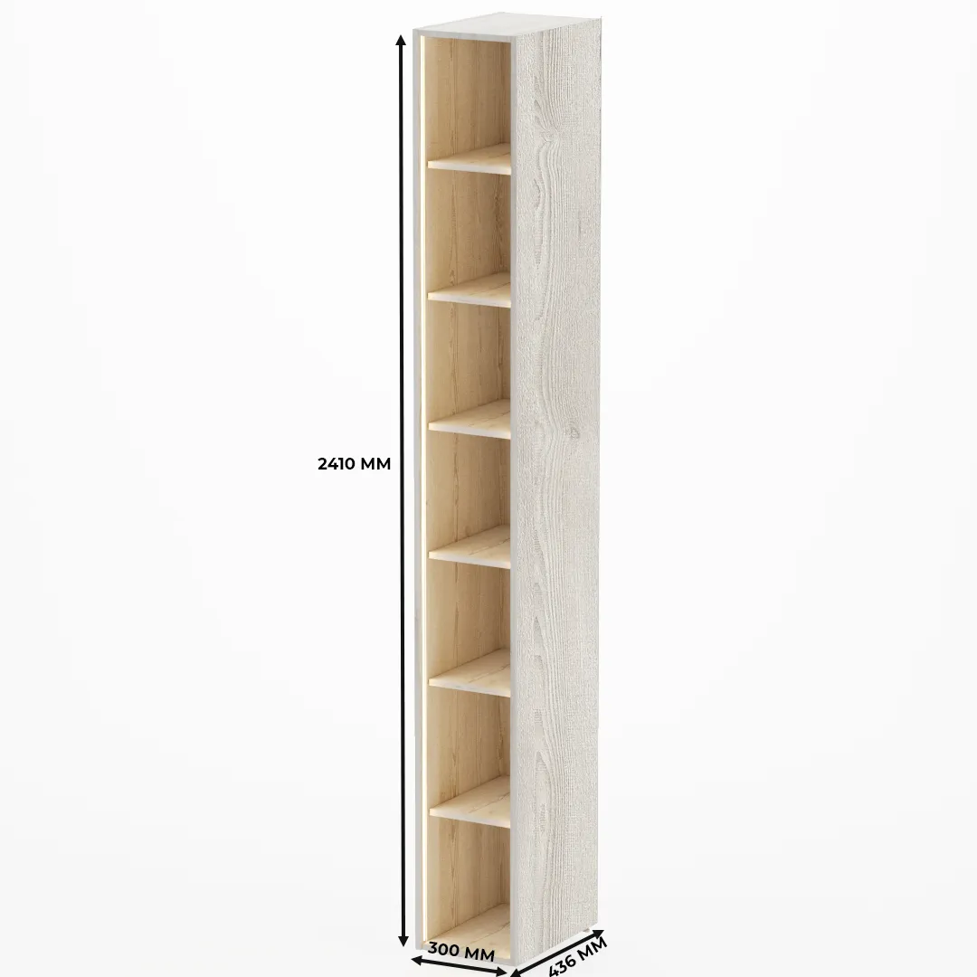 Cтеллаж открытый глубокий L233.44 с подсветкой