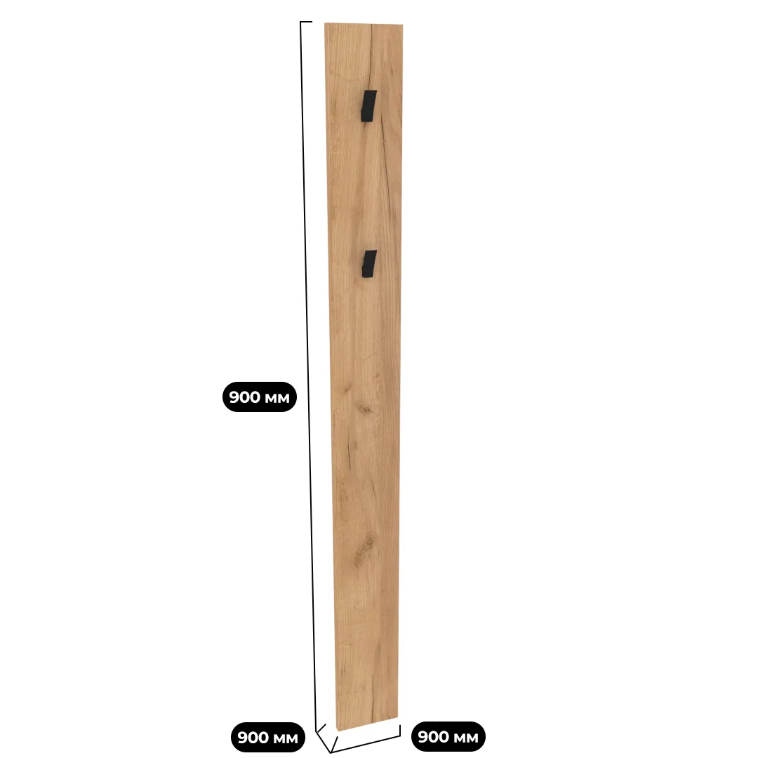 Панель узкая с крючками L-100.1