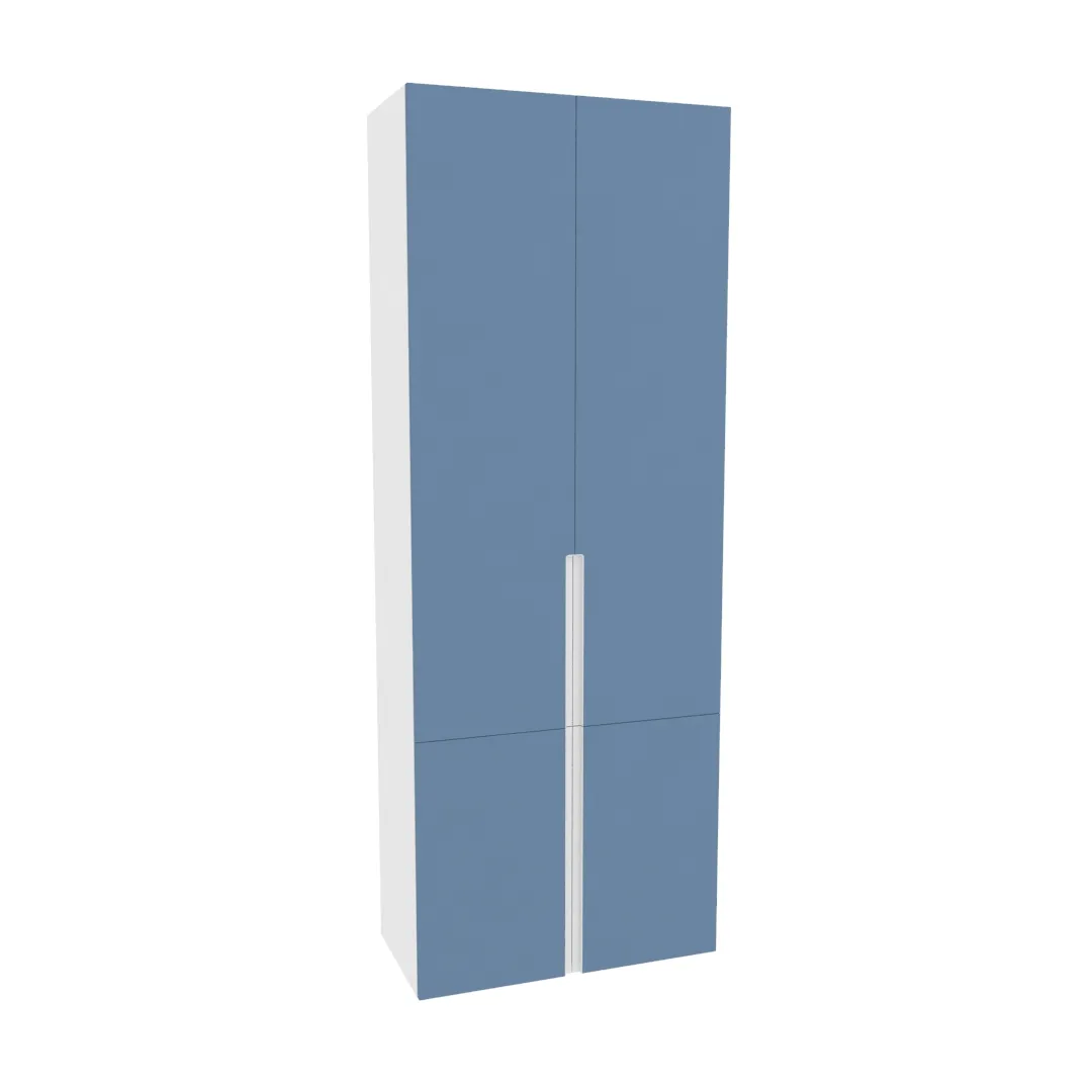 Шкаф книжный, фасады в эмали LE214