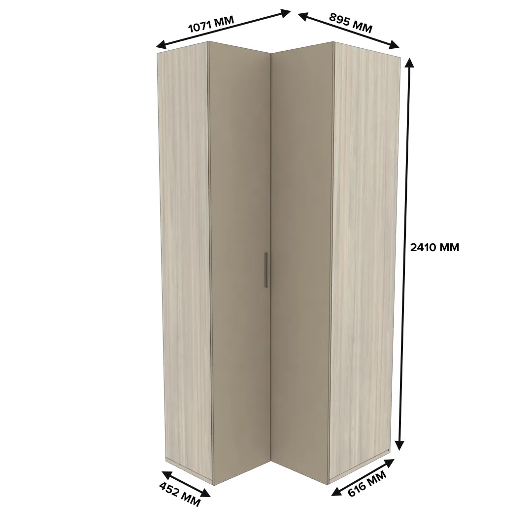 Шкаф угловой L207 L/R