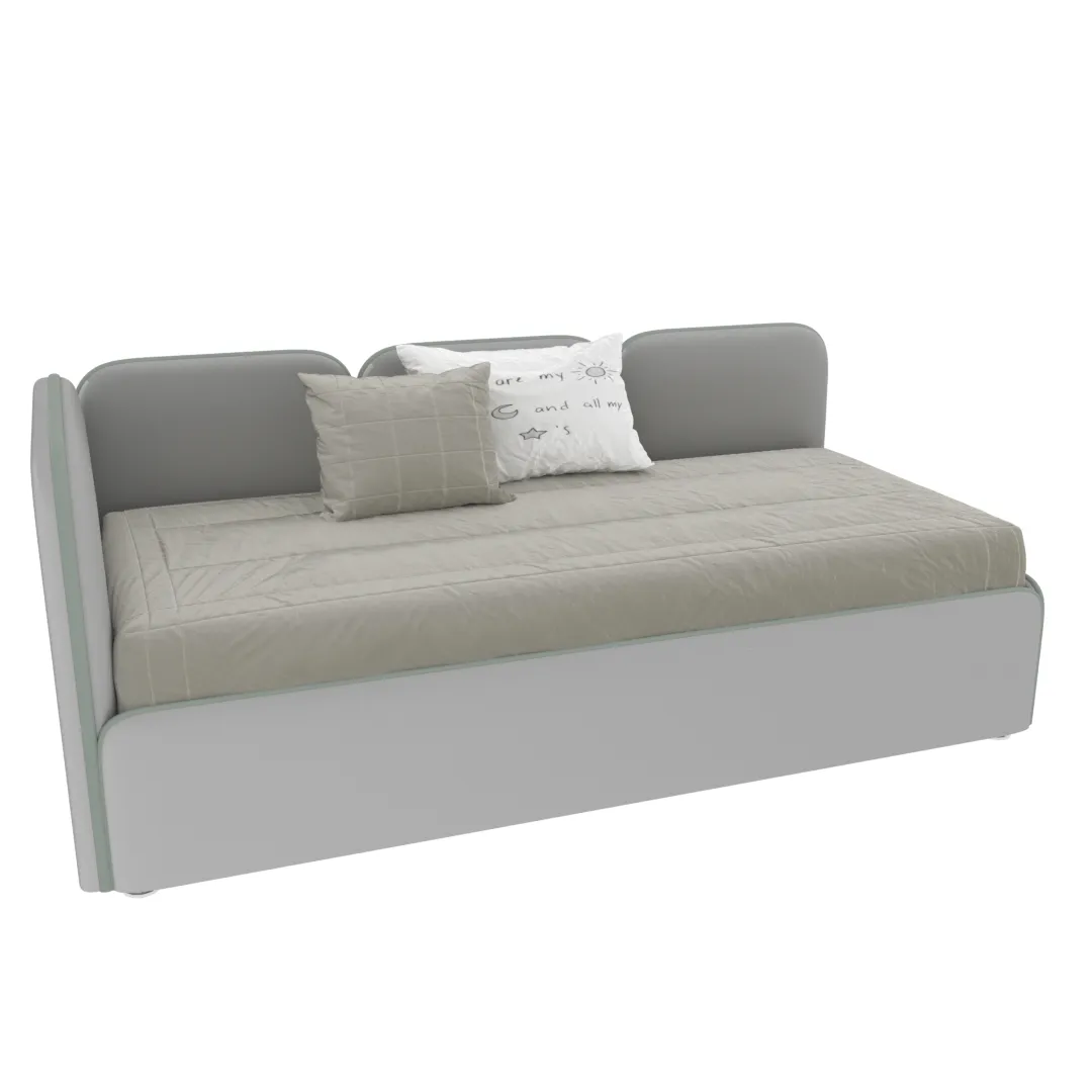 Мягкая кровать-диван ЗУМА L/R с подъемным механизмом, 90x190