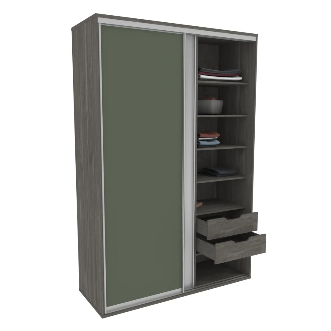 Шкаф-купе U160 тип 1 МДФ/зеркало