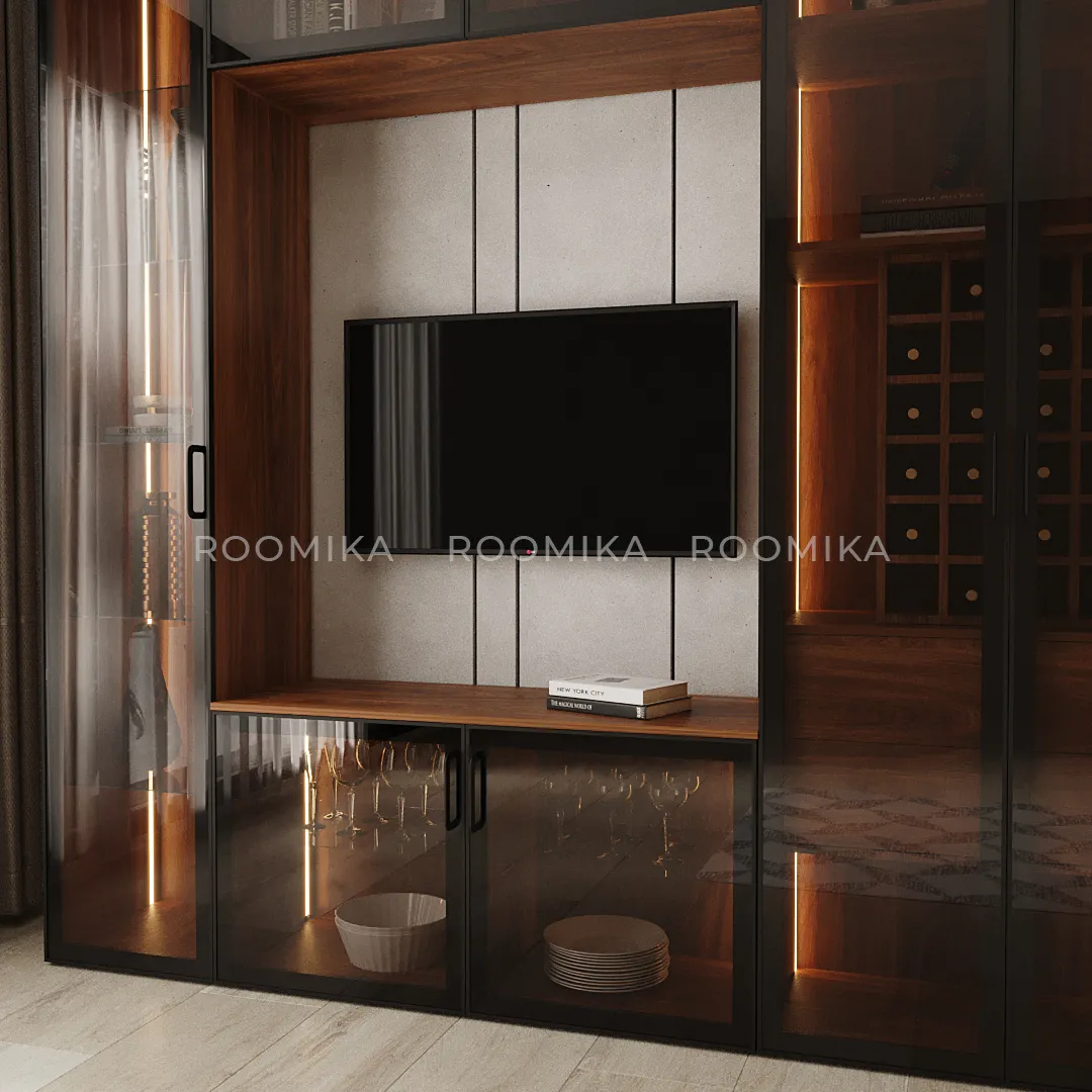 Тумба напольная под ТВ с подсветкой R501.12