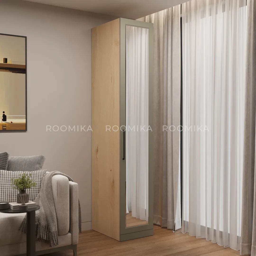 Шкаф одноверный для одежды  с зеркалом A220.60-4Z