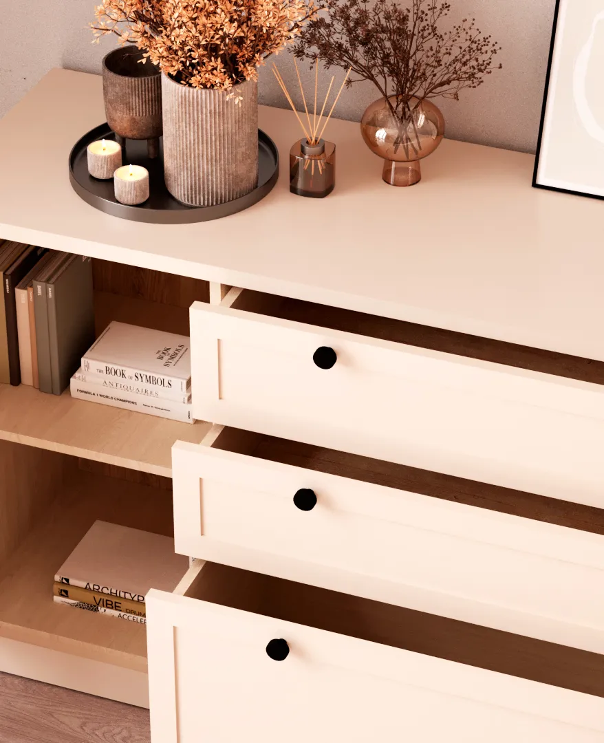 Комод комбинированный с эмалевой столешницей A709ES