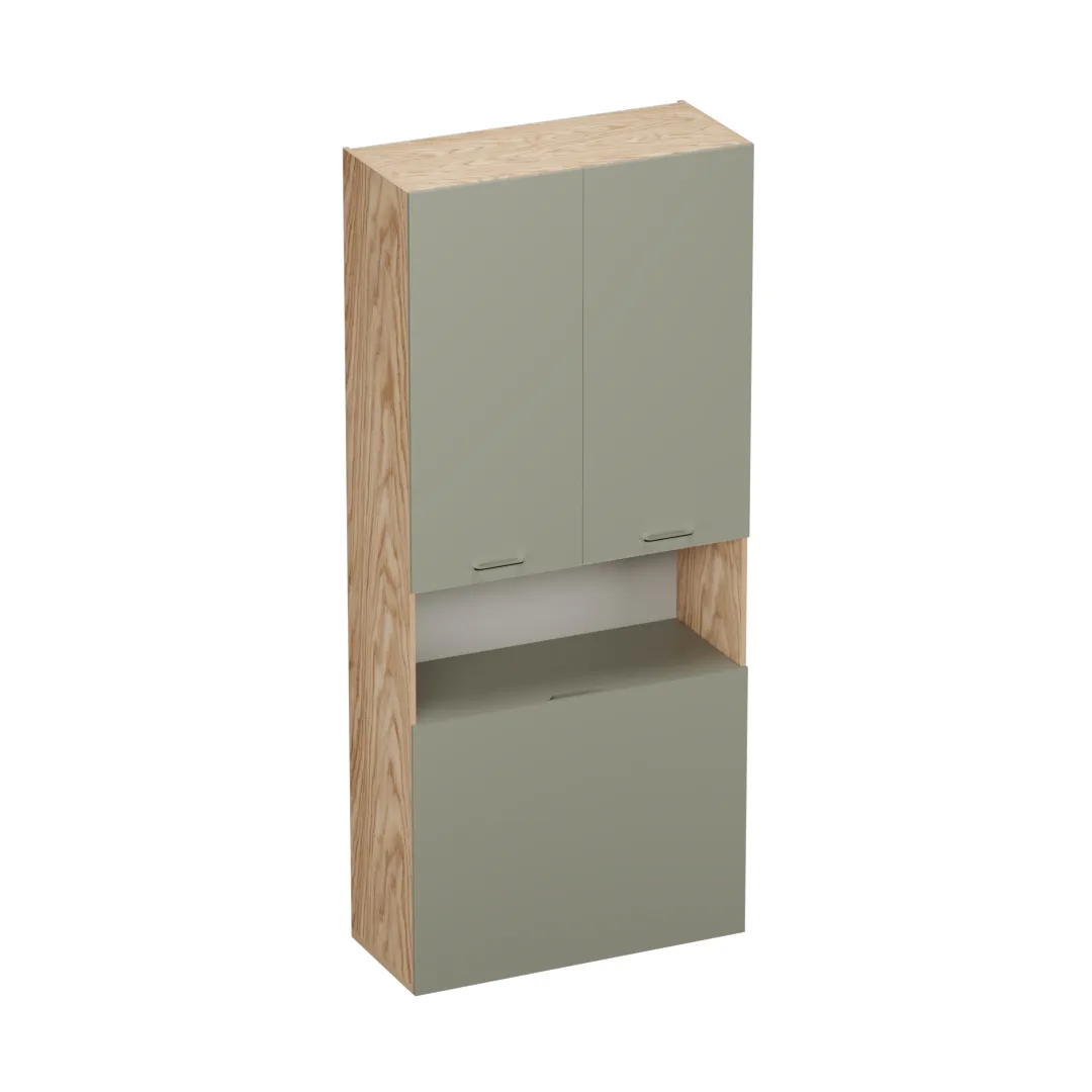 Шкаф двухдверный с фальш стенкой L212.1