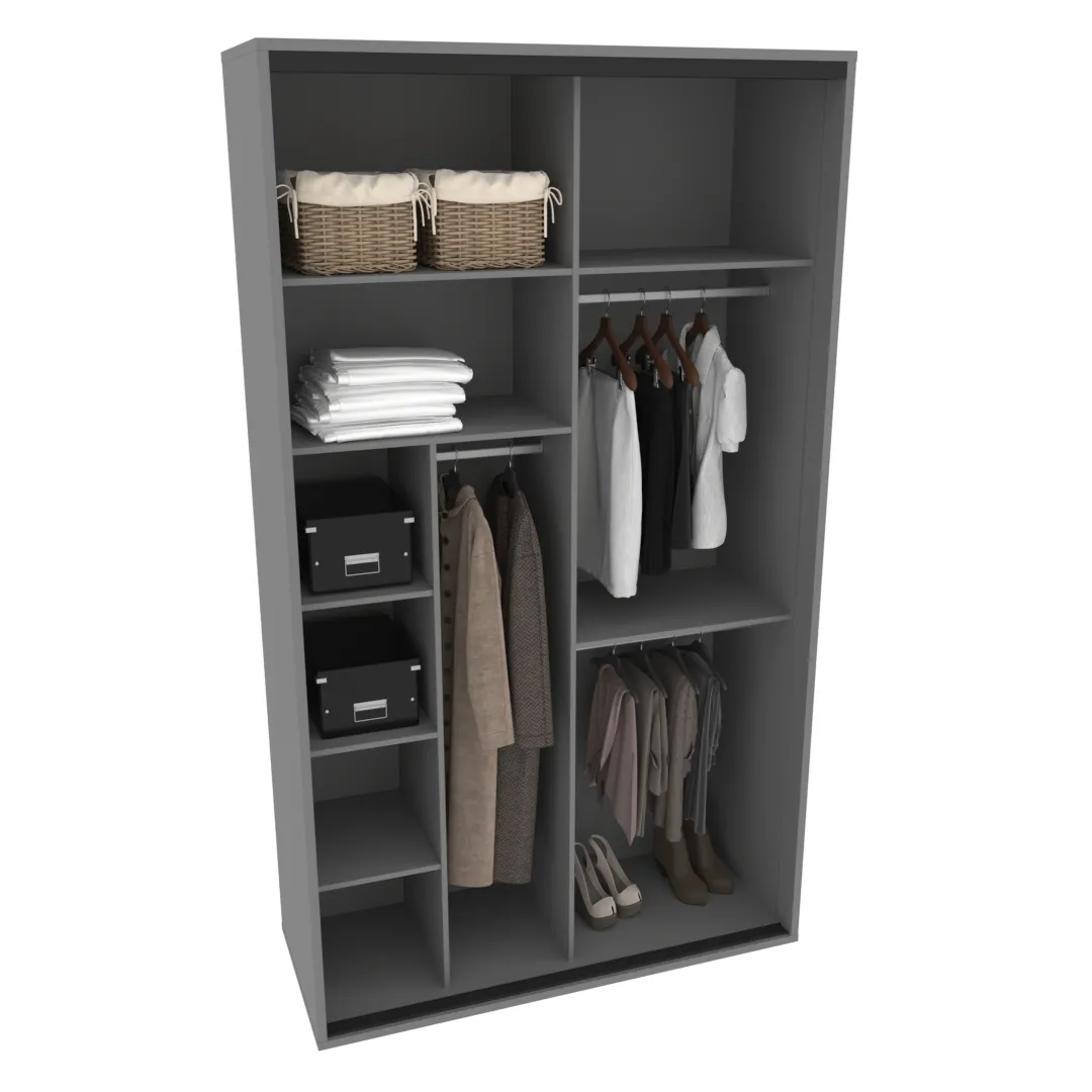 Шкаф-купе ХG156.60-3, профиль INTEGRO, фасад МДФ