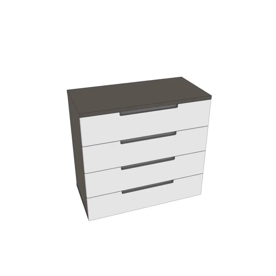 Комод, фасады в эмали LE-704