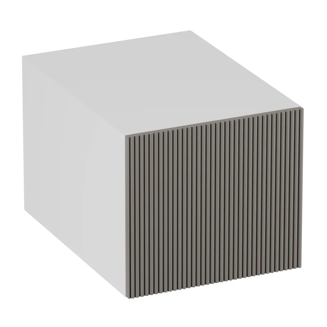 Антресоль на шкафы, фрезерованные фасады в эмали LE450.60