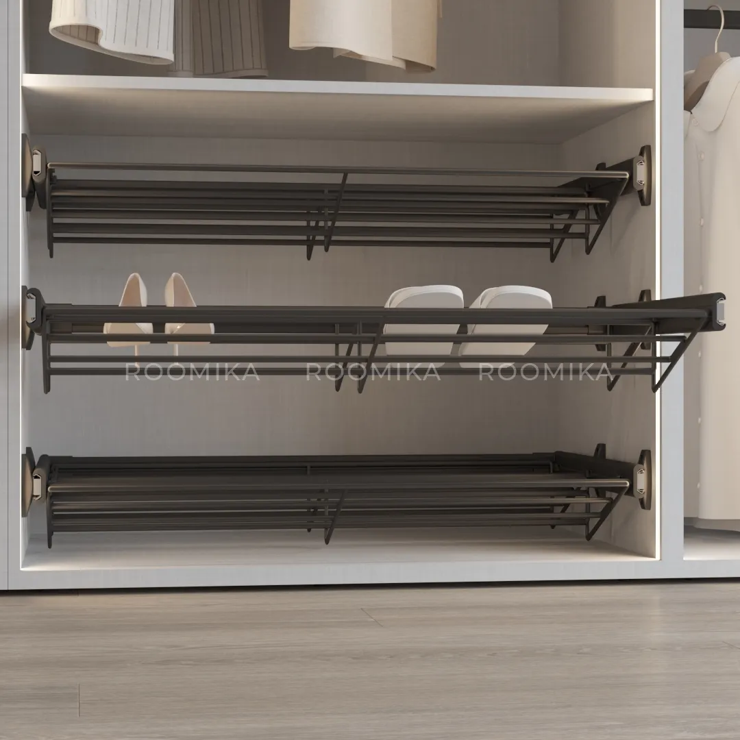 BELLE Корзина для обуви, 900 мм цвет графит, BE90SHGR