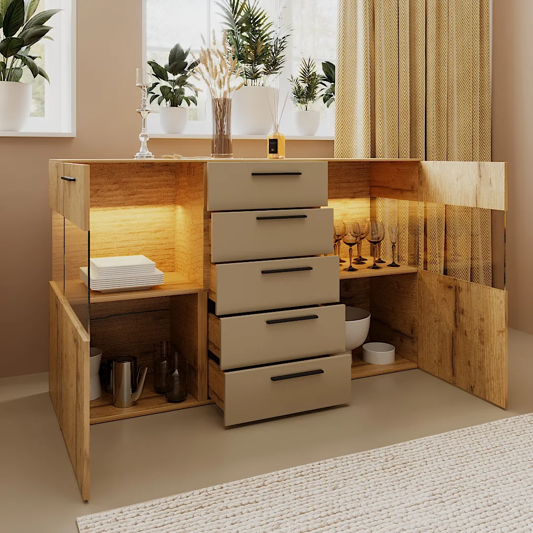 Комод с подсветкой L707