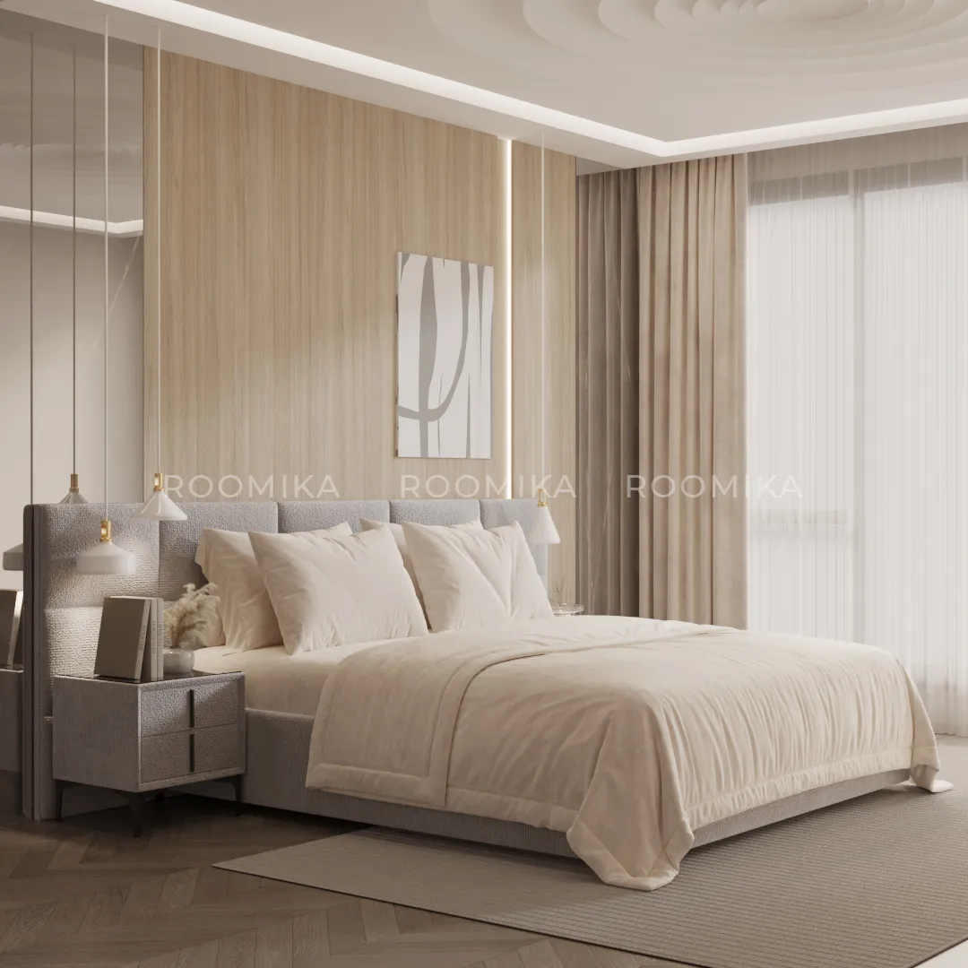 Кровать двуспальная мягкая ВЕРСАЛ с подъемным механизмом, 180x200