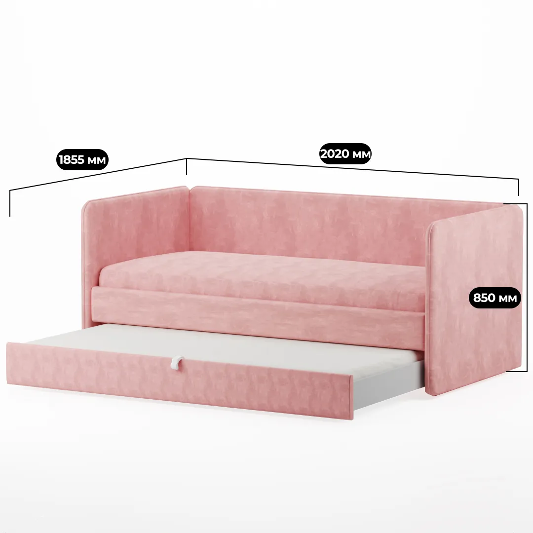 Кровать со вторым выдвижным спальным местом РУБИ 2