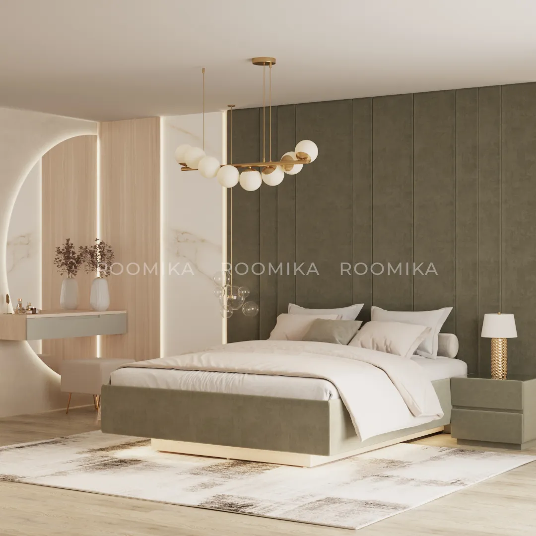 Мягкая кровать-подиум КОЛИБРИ с подъемным механизмом, 140x200