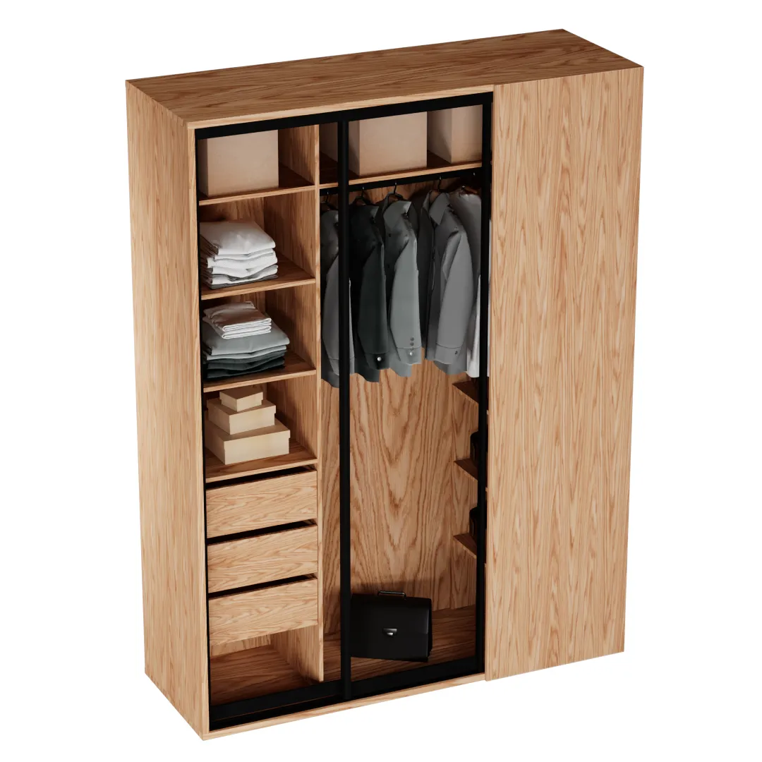 Шкаф-купе ХG181.60-1, профиль INTEGRO, фасад стекло прозрачное Шкаф-купе ХG181.60-1, профиль INTEGRO, фасад стекло прозрачное