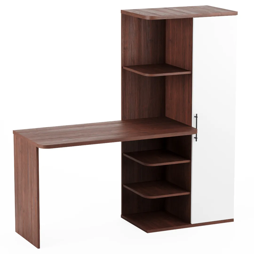 Рабочий стол со встроенным стеллажом HOF423 Рабочий стол со встроенным стеллажом HOF423