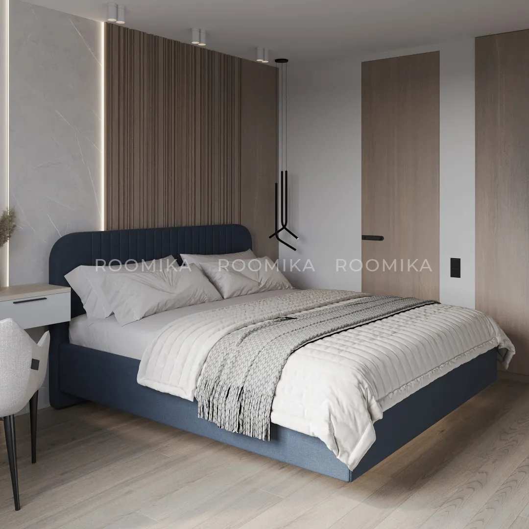 Кровать двуспальная мягкая FLY с подъемным механизмом, 200x200