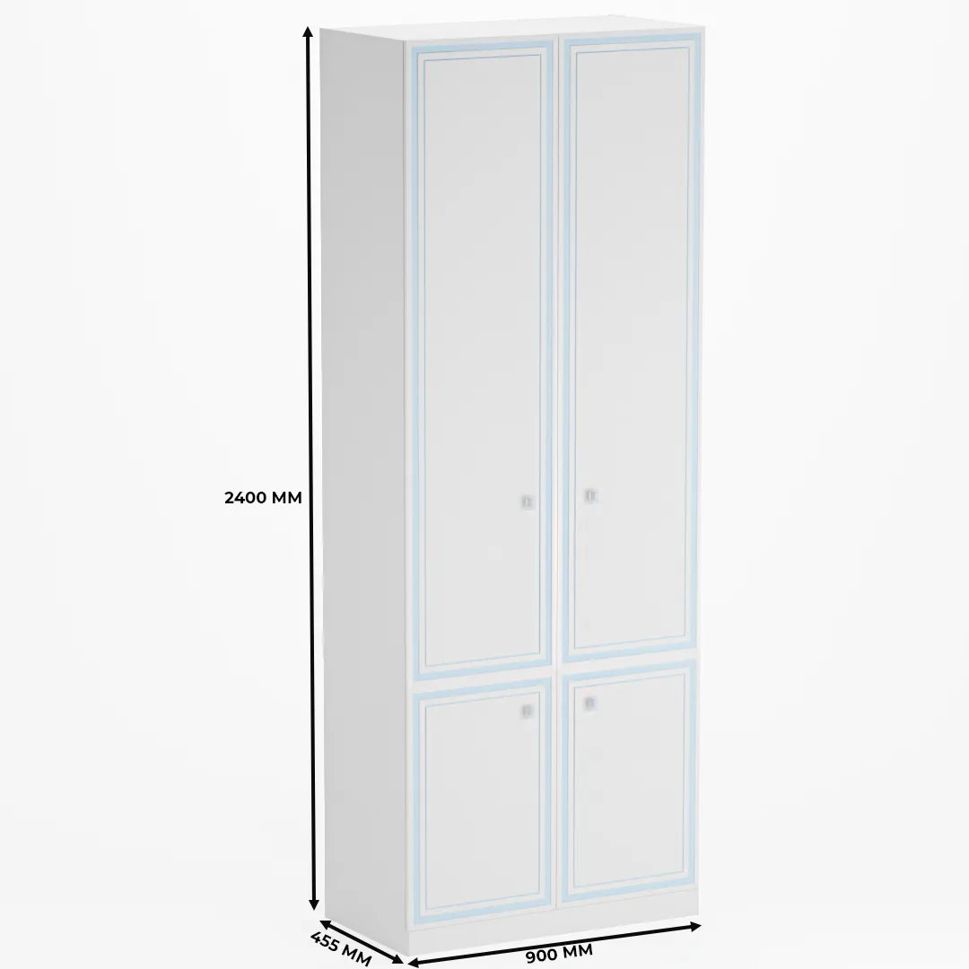 Шкаф двухдверный с перемычкой А210.44-4Р