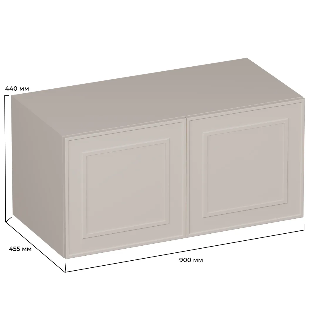 Антресоль на двухдверный шкаф глубиной 455 мм А490.44