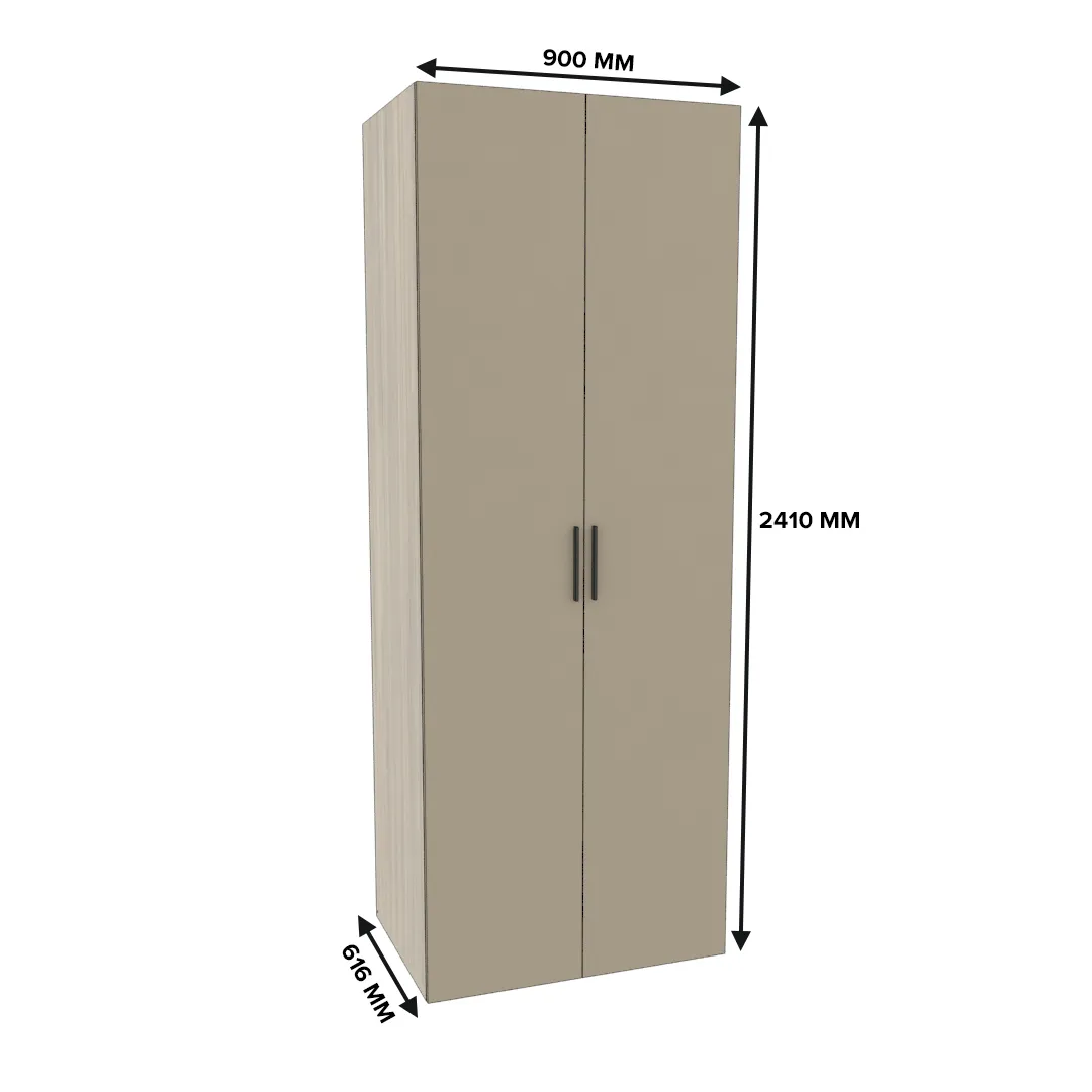 Шкаф двухдверный глубокий L210.60-4