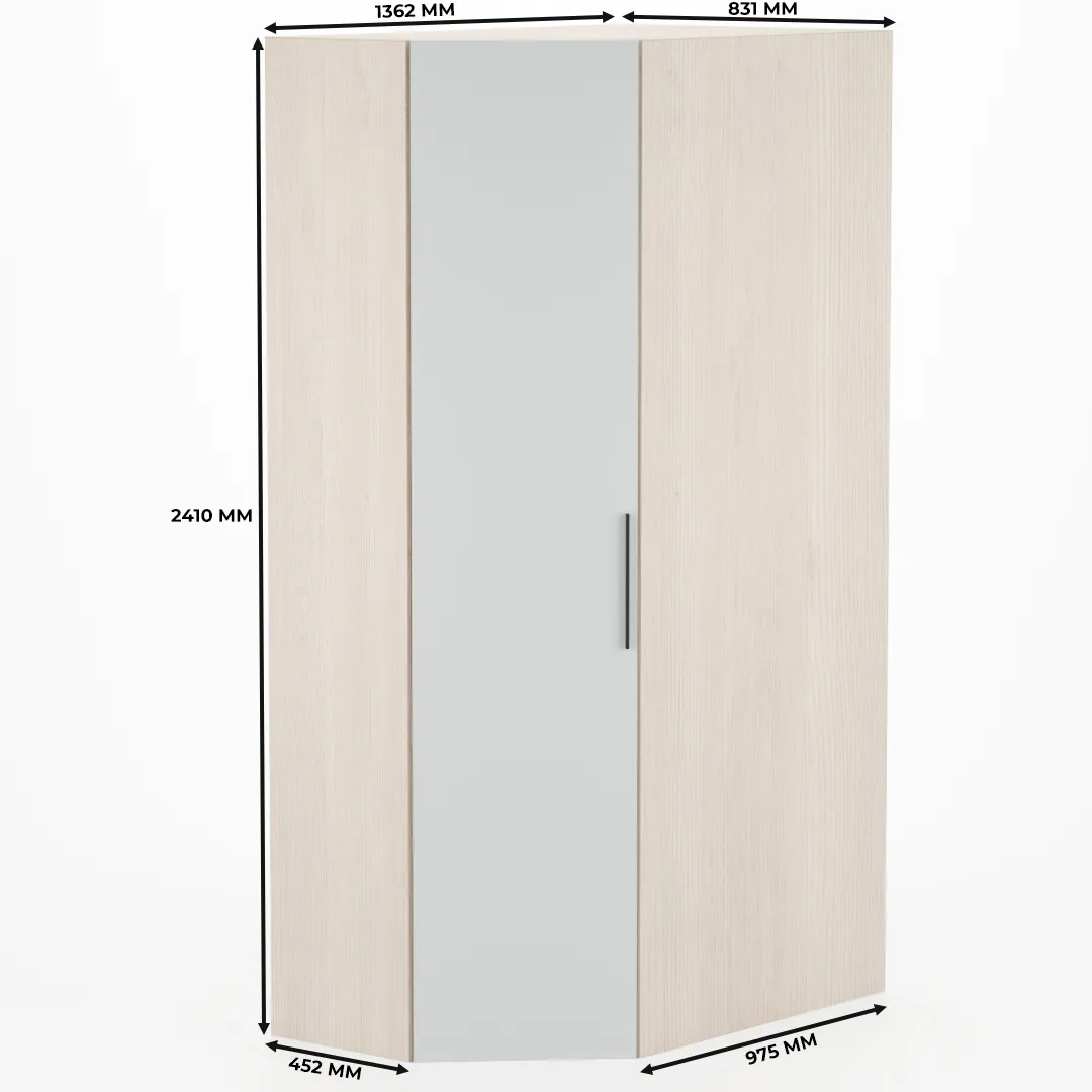 Шкаф угловой L209.44 L/R