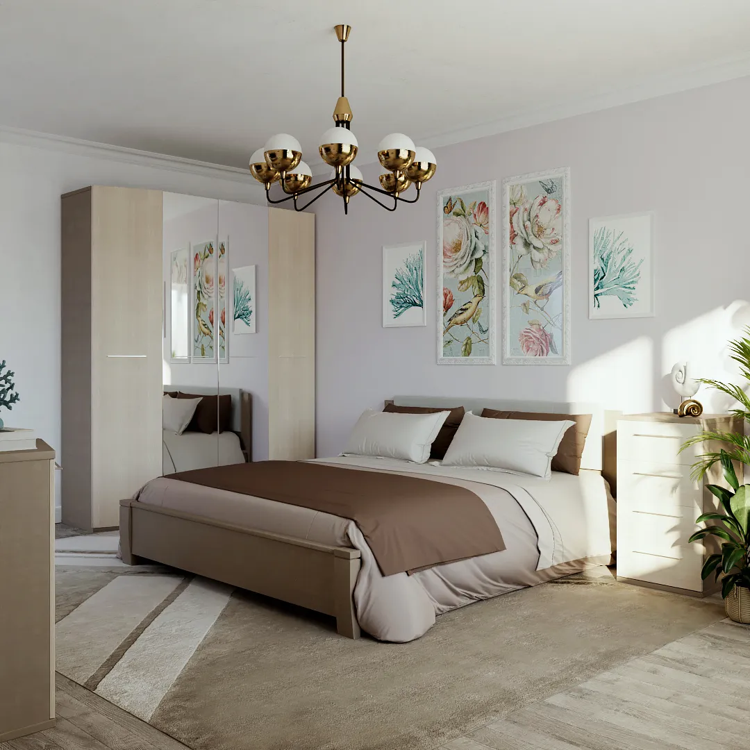 Комод узкий 4 ящика C-704