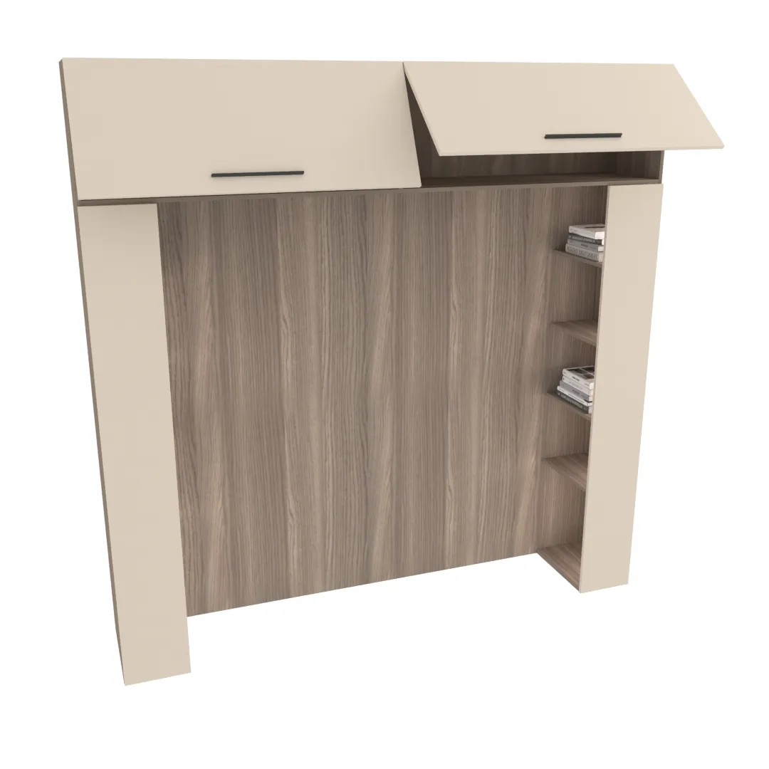 Ниша для кровати с секциями L407.44