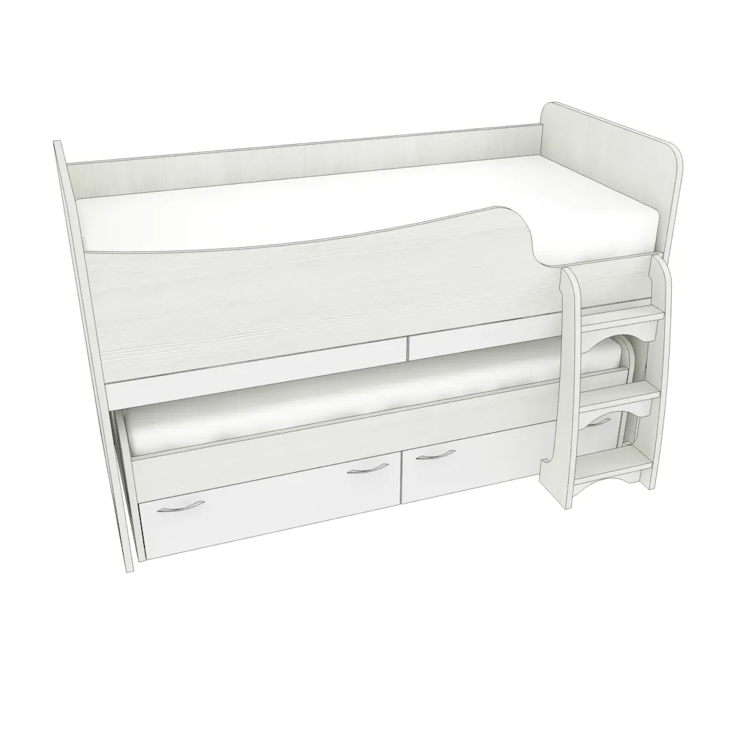 Кровать выдвижная P903, 90x200 Кровать выдвижная P903, 90x200