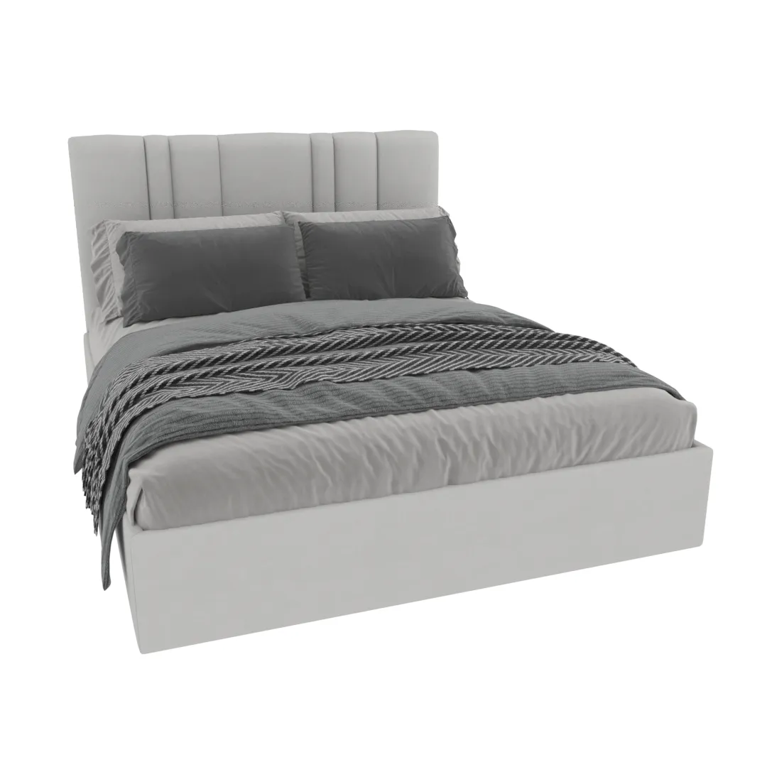 Кровать двуспальная мягкая ХИЛТОН с подъемным механизмом, 140x200