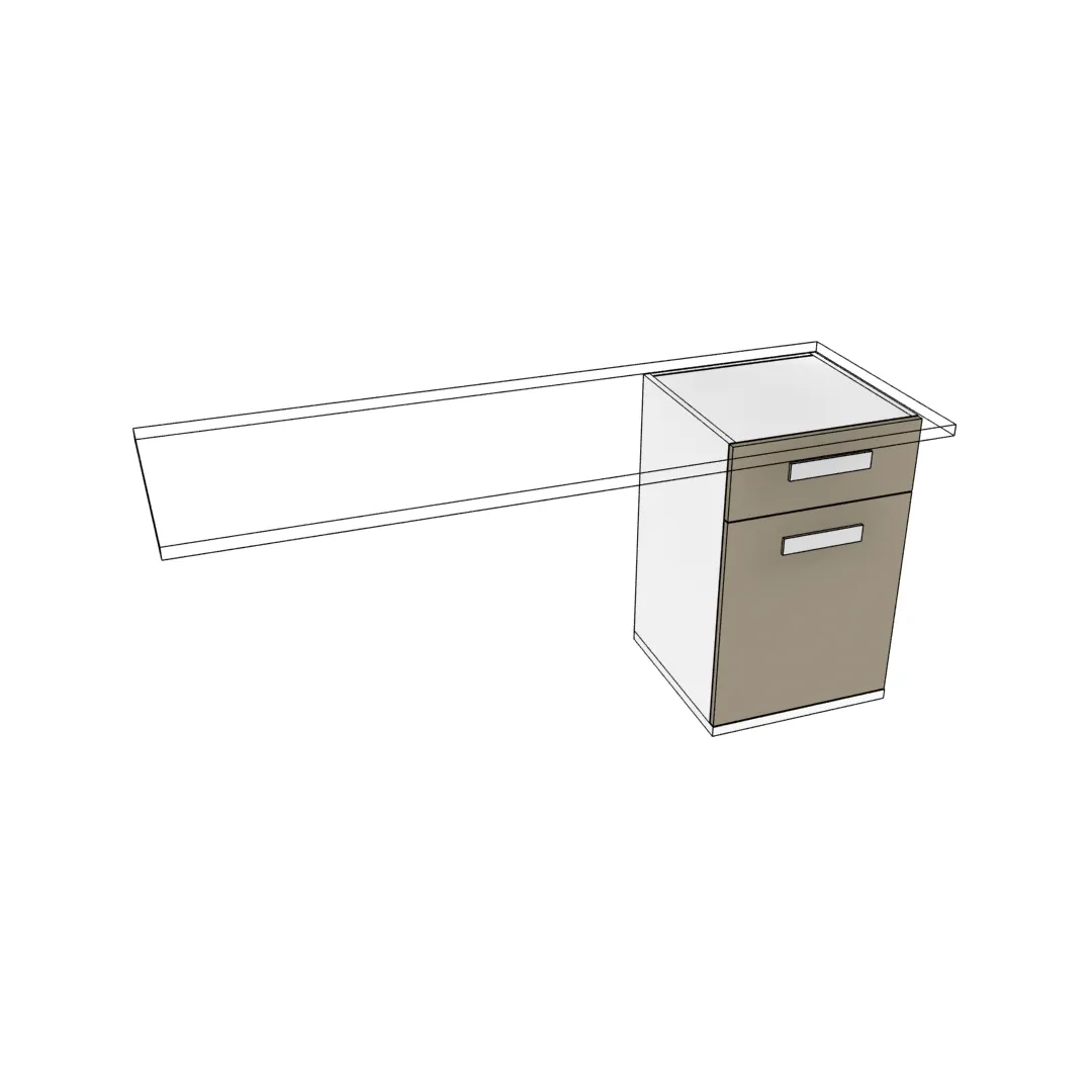 Тумба опора для стола E702 Тумба опора для стола E702