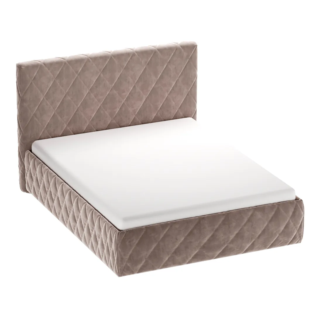 Кровать двуспальная мягкая SIENA  с подъемным механизмом, 140x200