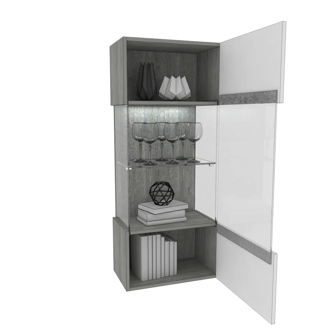 Шкаф навесной с подсветкой LG350