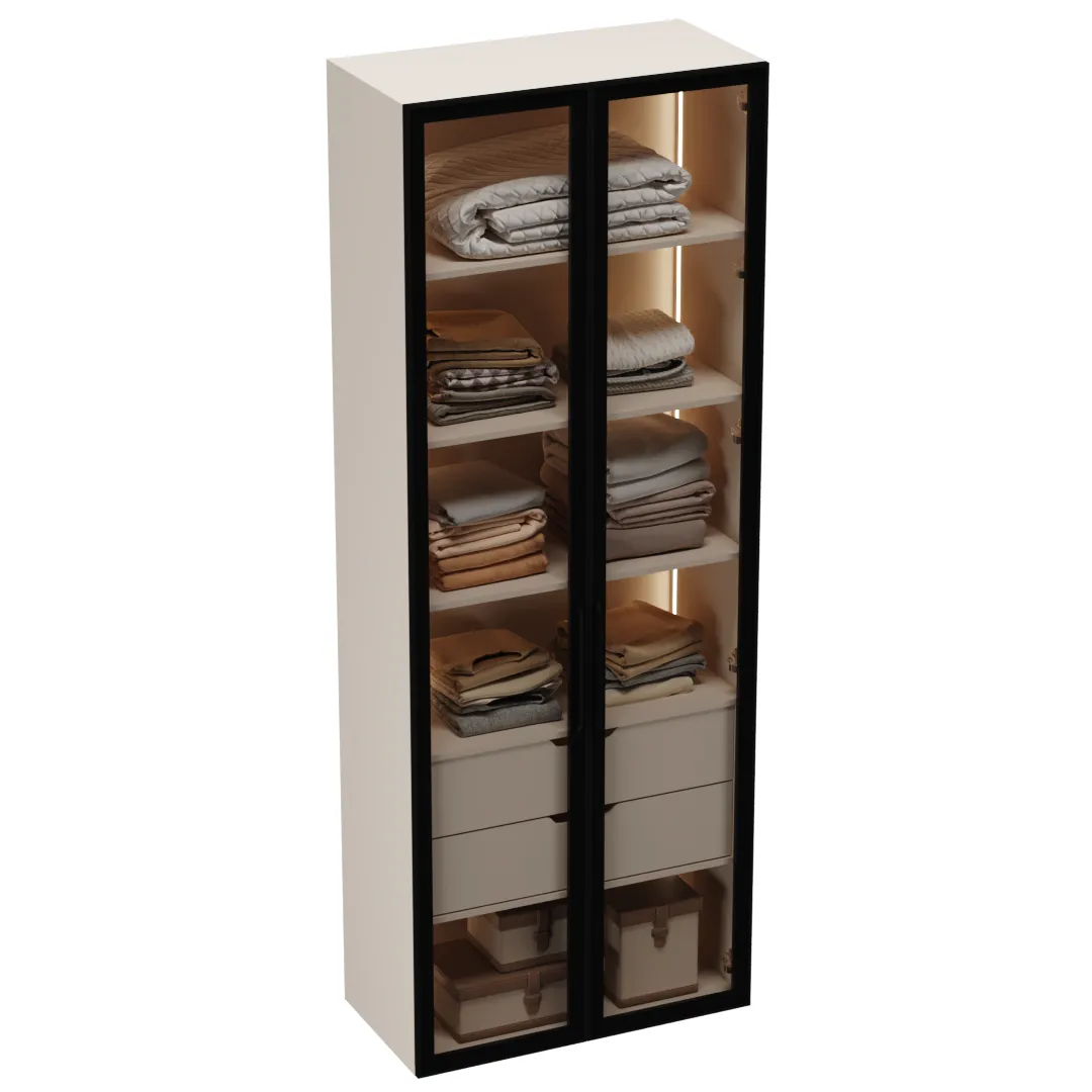 Шкаф с встроенными ящиками с подсветкой R214.2 Шкаф с встроенными ящиками с подсветкой R214.2