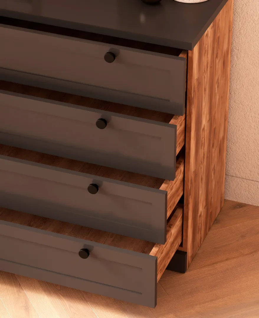 Комод с ящиками узкий A704.40ES